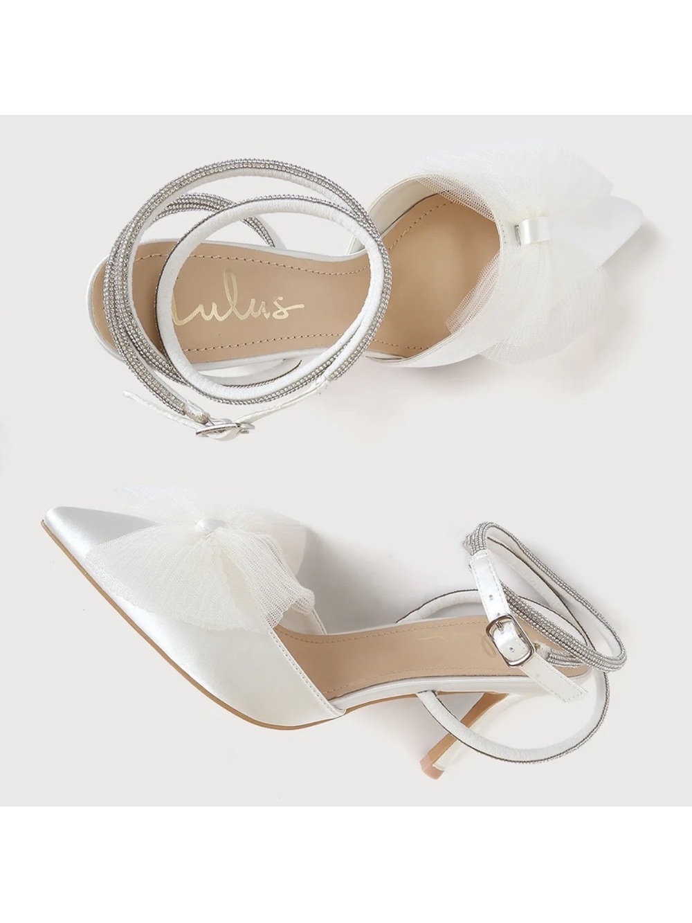 Lulu’s Lelanne Satin shoes size 7 - Picture 2 of 7